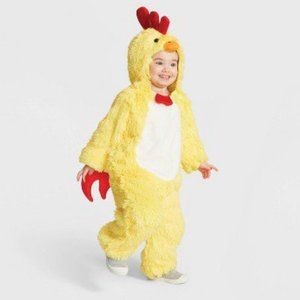 Toddler Plush Chicken Halloween Costume Jumpsuit 2T-3T - Hyde & EEK! Boutique